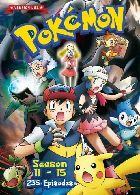 Dvd Anime Pokémon 14ª Temporada Preto E Branco Dublado