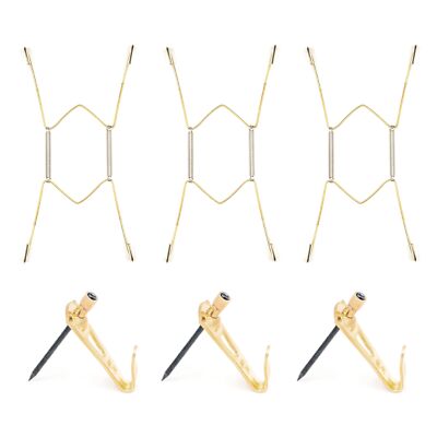 3Pcs Stainless Steel Plate Hangers For Walls Compatible Decorative Plates Hook