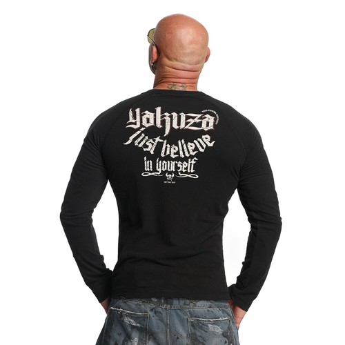 Camiseta de manga larga Yakuza para hombre LSB10033 color negro - Imagen 2 de 2