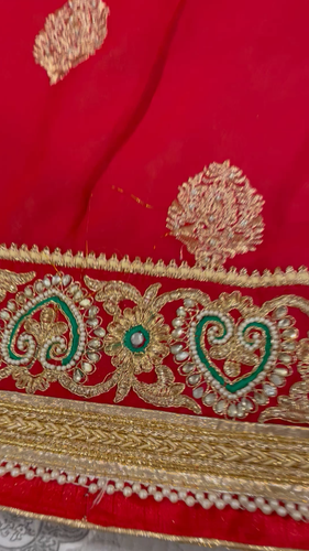 Wedding Ethnic Bollywood Designer saree Blouse New indian silk Sari party wear - 第 1 支影片,共 1 支