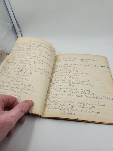 Vintage Journal Of History And Persons Life /Notes Dated 1899 On Cover - Picture 18 of 24