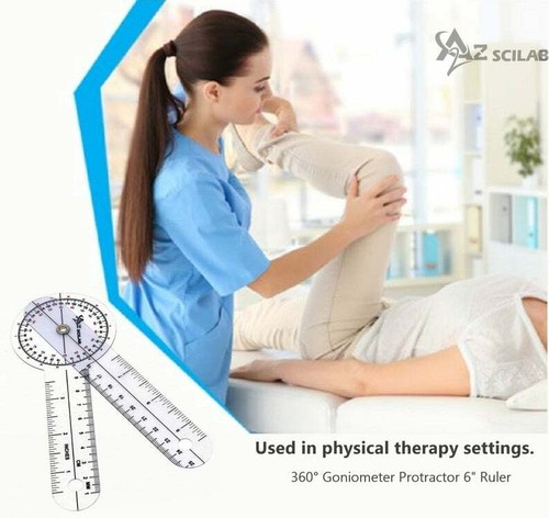 360 Degree ISOM Goniometer Protractor Ruler Physical Occupational Therapy Tool - Picture 22 of 25