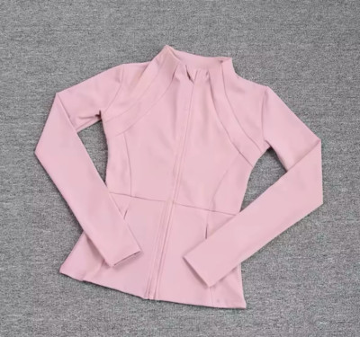 Sports Coat Women's Shirt Yoga Slim Long Sleeve Fast Running Thin Pilates Fitnes