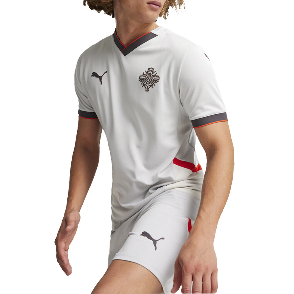 Футболка Puma Ksi с круглым вырезом и коротким рукавом для выездного футбола, копия мужской майки, Размер M 7739610