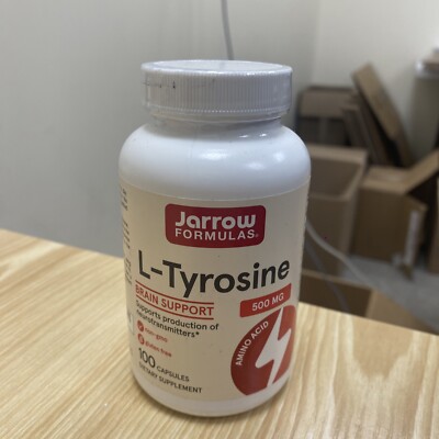 Jarrow Formulas, Inc. L-Tyrosine 500 mg 100 Caps Exp 05/2025