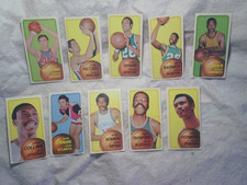 1970-71 TOPPS BASKETBALL COMMONS LOT OF 10,NM-MT,Jim Barnes,Nate Bowman,Crawford