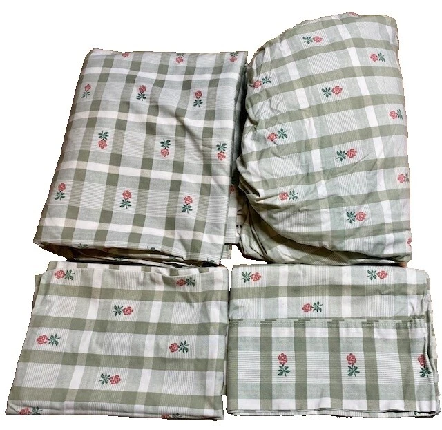 Waverly comprobado las sábanas de la cama