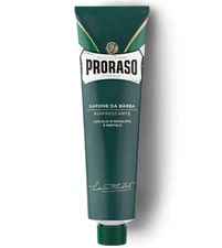 PRORASO Sapone Da Barba Rinfrescante, Green Shaving Cream Eucalyptus, Menthol
