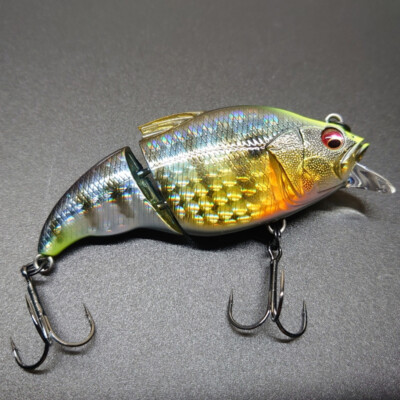 8PCS 2 Segment Swimbait Crankbait 71mm/9.7g Wobbler Floating Minnow Fishing Lure