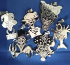 6pcs Lot joker card charms ICP Posse Stainless Steel Charm twiztid For Mens