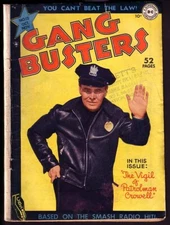 GANG BUSTERS #12-PHOTO COVER-PRE-CODE CRIME-DC-BOXING VG