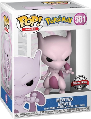 Pokemon: Funko Pop! Games - Mewtwo (Vinyl Figure 581) - - 第 1/1 張圖片