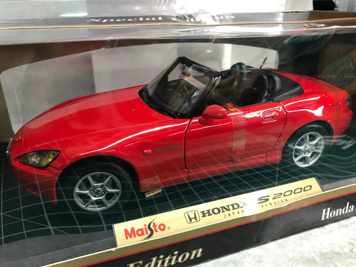 RARE 1:18 Honda S2000 JDM RHD Version | Diecast Maisto | NEW