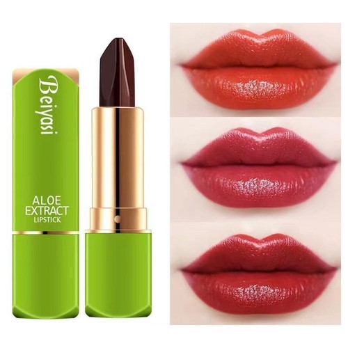 Aloe Vera Tricolor Lipstick Changing Color According Temperature to V8N1 M1Z6 - Picture 3 of 14