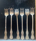 1894 Dominic & Haff Charles Ii Set Of 6 Seafood Forks Monogram All The Same