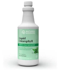 Nature's Sunshine Liquid Chlorophyll | Detox, Immunity & Energy Support 16 Fl Oz