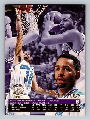1994-95 Ultra #19 Dell Curry | eBay
