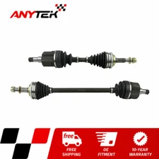 2PC Front CV Axle Shaft for 1992-1994 Chevy Cavalier Pontiac Grand Am Manual
