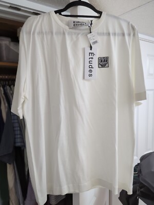NWT ÉTUDES x KEITH HARING Unity Patch T-Shirt - LARGE - White - Retail $115