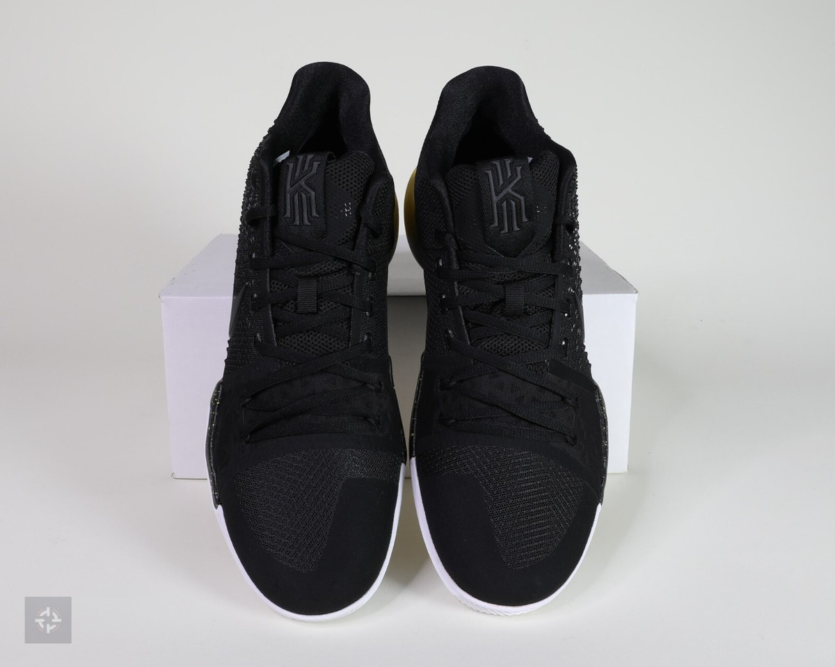 Nike Kyrie 3 Black Yellow White 2017 Athletic Shoes Men's