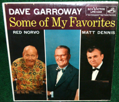 Dave Garroway Some Of My Favorites Special Issue LP Vinyl Record Album LPM1449