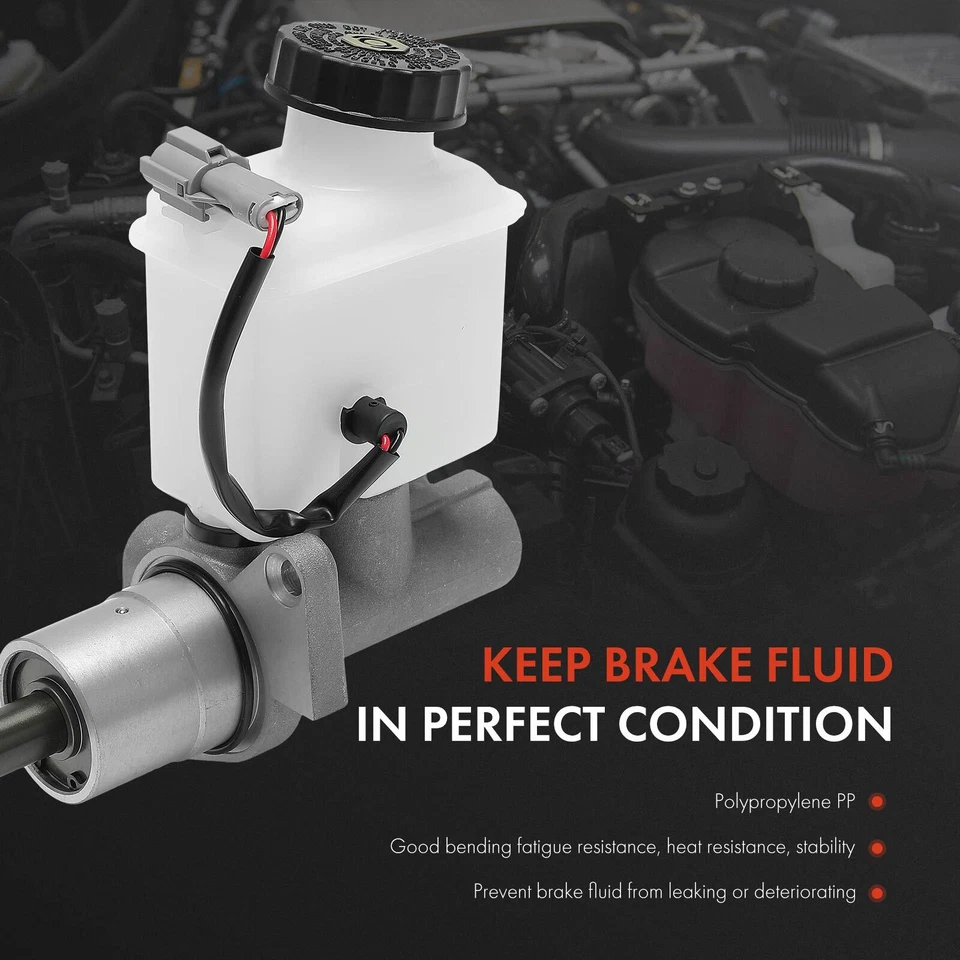 Brake Master Cylinder w/ Reservoir & Sensor for Suzuki Reno Forenza 2007-2008 - Image 3 of 4