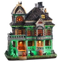 Lemax 05609 - Grimsbury Haunted House, With 4.5V Adaptor Spooky Town Halloween