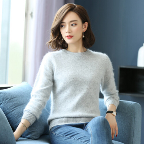 100% Pullover Damen Herbst Winter Pullover halber Rollkragen Damenpullover - Bild 17 von 23