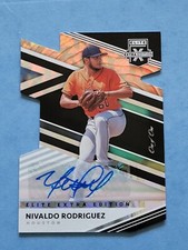 NIVALDO RODRIGUEZ 2020 Elite Extra Edition Black Die-Cut RC Rookie Auto SSP 1/1