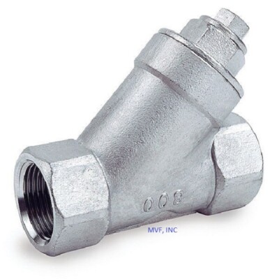 Wye Strainer 1-1/2'' 800 WOG NPT 316 SS Body SS Perf Screen Clean Out SS22080711