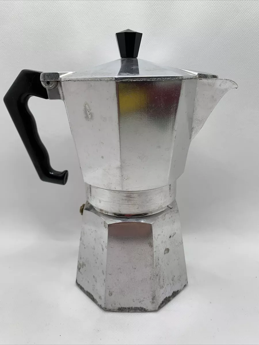 VINTAGE Express Coffee Maker Italian Style Aluminum Stovetop Single Cup