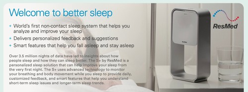 ResMed S+ Sleep Better Personal Sleep Sensor Solution Use Android Apple iPhone - Picture 10 of 16
