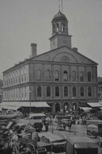 Antique Boston Massachusetts Faneuil Hall Art Print American History1904 - 第 2/12 張圖片
