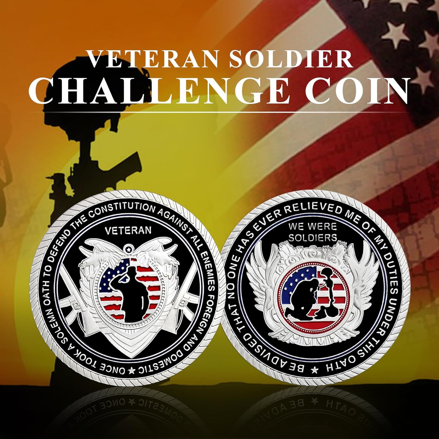 Army Challenge Coin Veteran Commemorative Coin We Were Soldiers Collectible Coin