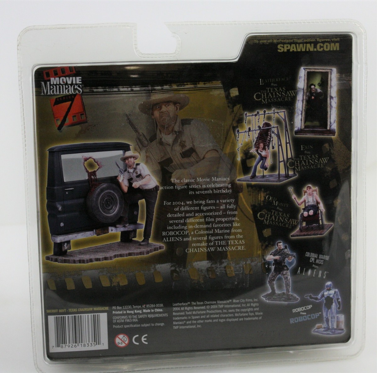 【未開封】テキサス・チェーンソー 「Sheriff Hoyt」フィギュア McFarlane Sheriff Hoyt Movie Maniacs Series 7 Texas Chainsaw