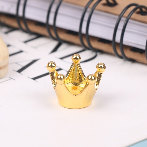 5pcs Dollhouse Miniature Mini Metal Crown Princess Headwear Model Doll Headwear - Imagen 7 de 12