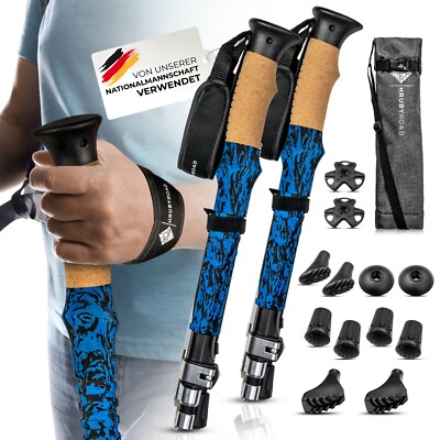HrubyRoad  Wanderstöcke Aluminium Teleskop | Nordic Walking Stöcke Herren