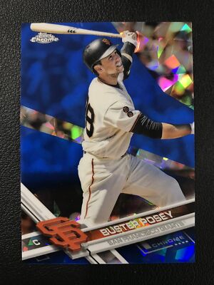 2017 Topps Chrome Sapphire Edition #675 Buster Posey San Francisco Giants