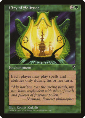 City Of Solitude X (1) MTG Visions Excellent/Near Mint - 4RCards