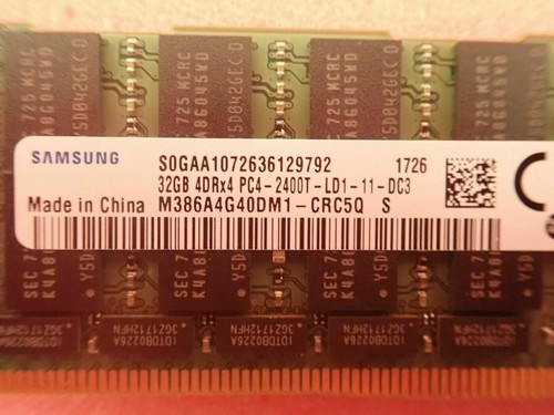 Fujitsu 32GB (1x32GB) 4RX4 DDR4-2400 LR ECC S26361-F3935-L515 S26361-F3935-E515 - 第 2/4 張圖片