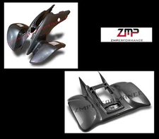 NEW HONDA TRX 400EX 05 - 07 BLACK CARBON FIBER PLASTIC FRONT AND REAR FENDER SET