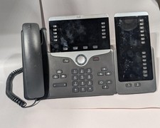 Cisco CP-8851 IP Phone Cisco IP Phone VoIP LOT OF 2 WITH 8800 Expansion
