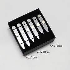 3 Size Metal Collar Stays Set Stainless Steel Shirt Collar Stiffeners Support