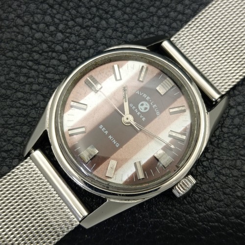 HAND-WINDING VINTAGE FAVRE LEUBA 253 SWISS MENS ORIGINAL DIAL WATCH a436421-a - Picture 6 of 10