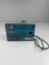 Le Clic Disc BLUE Camera Vintage 1980s Rare Blue Retro Flash Shutter