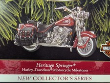 Harley Die Cast Heritage Springer 1999 First Series Hallmark Keepsake Ornament