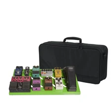 Cases Aluminum Guitar Pedal Board with Carry Bag; Large: 23.75" x 10.66" | Gr...