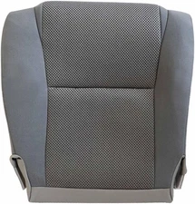 Driver or Passenger Side Bottom Replacement Cloth Seat Cover Gray Compatible wi