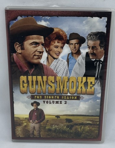 Gunsmoke: The Eighth Season Volume 2 (DVD, 2013, 5 Disc Set) Released 1963