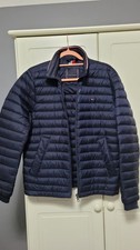 Tommy Hilfiger Men's Navy Puffer Jacket Size S